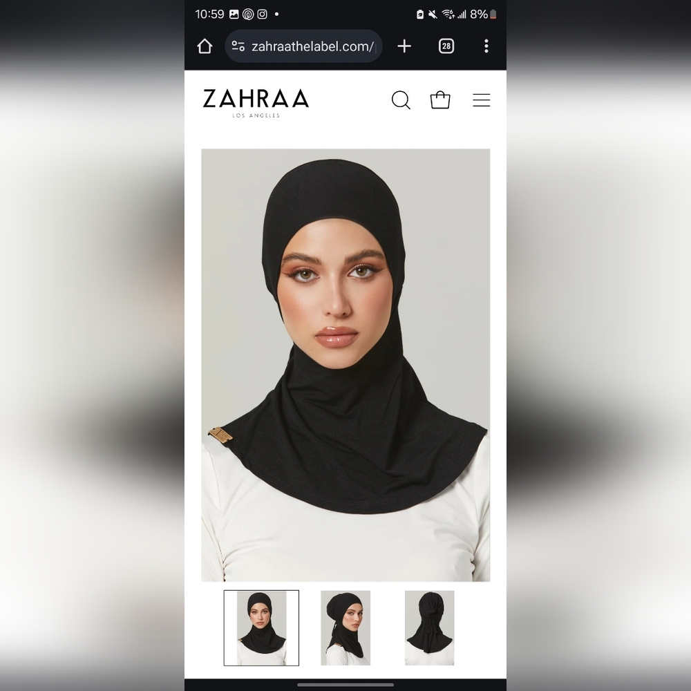 Zahraa the label Fatima Neck Cover